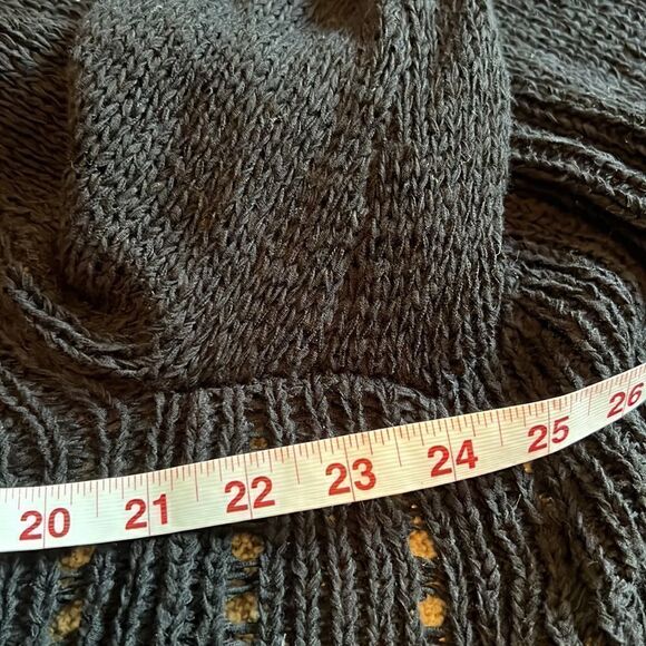 GAP black knit sweater cardigan size small - Picture 8 of 8